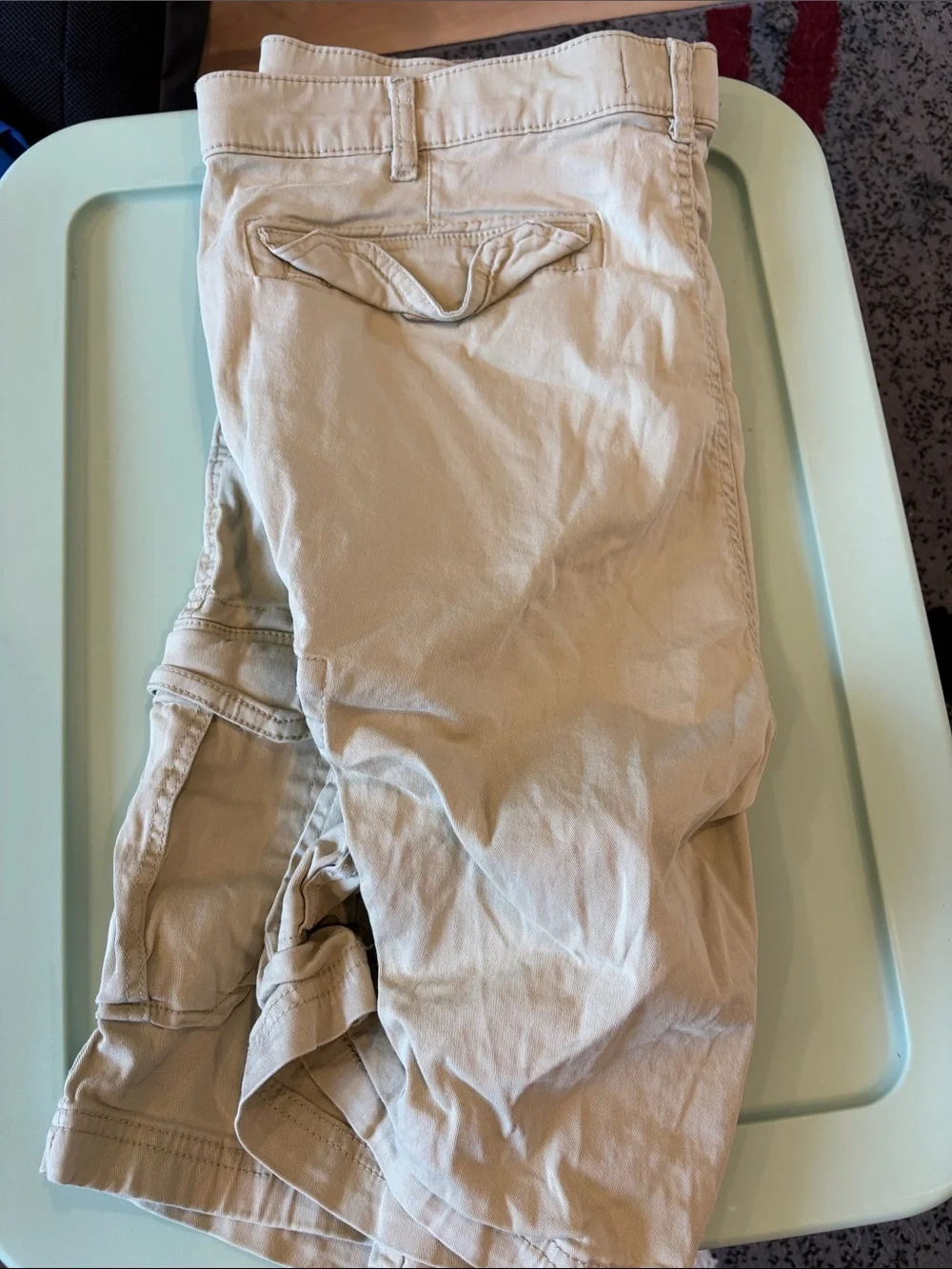 Men's Casual Cargo Shorts in Khaki